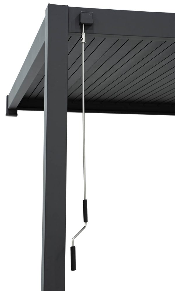 pergola premium wall 3x3 antracit 9
