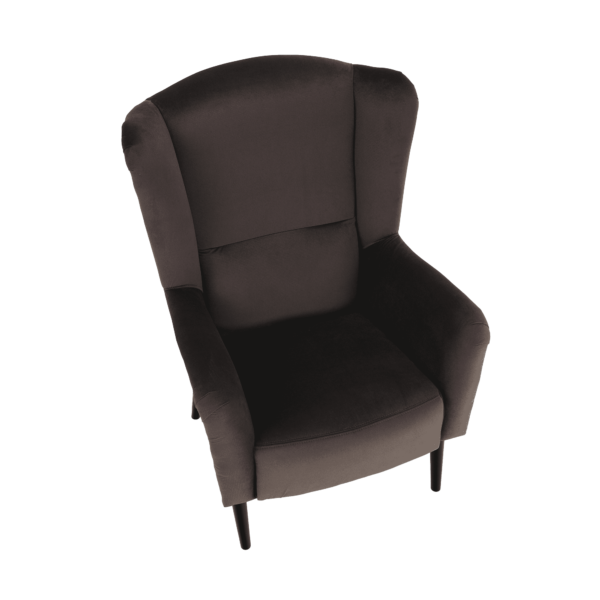 belek kreslo velvet hneda terra 12