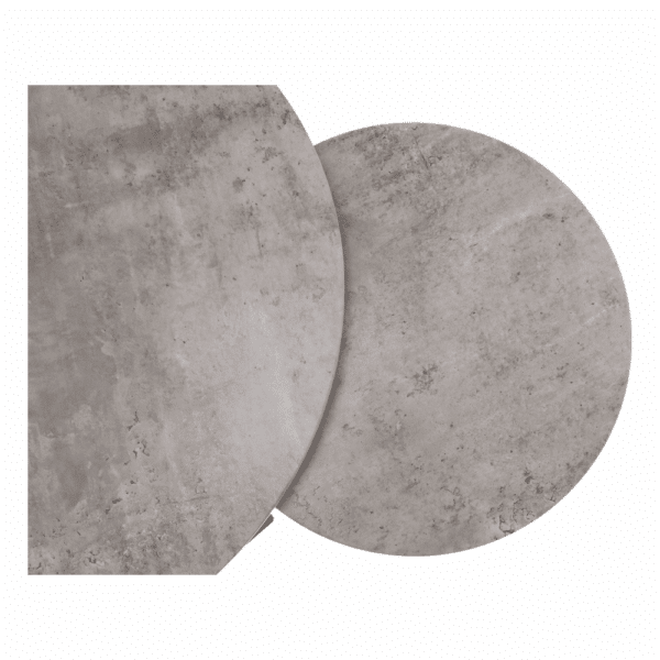iklin set 2 stolikov beton cierny 01