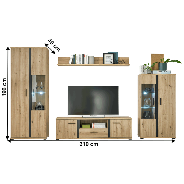 kanode obyvacia stena 1x1k koty