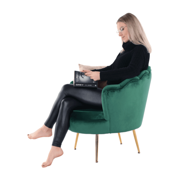noblin kreslo smaragdova model 05