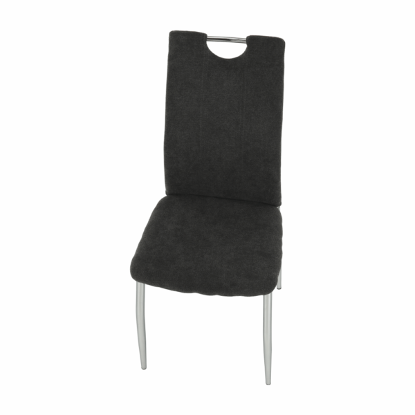 oliva new jedalenska stolicka hnedosiva chrom 16