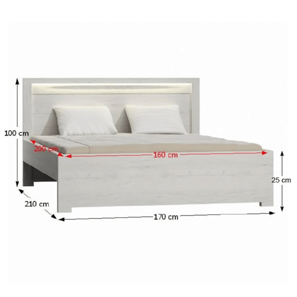 postel jasen biela 160 infinity koty