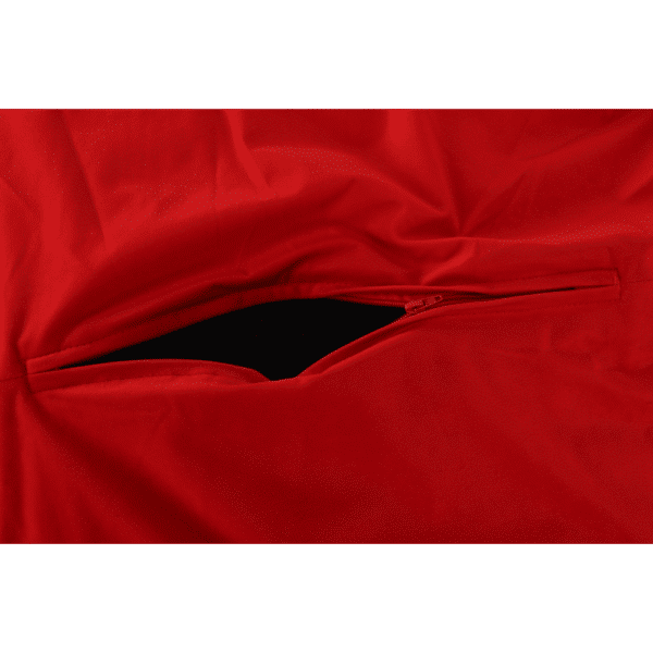 sedaci vak cervena latka trikalo otvoreny zips 15