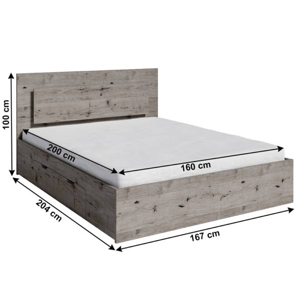 togos spalna togo51 postel 1x1k koty 1