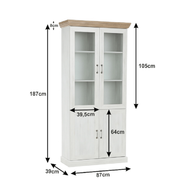 vitrina royal w4d rozmery