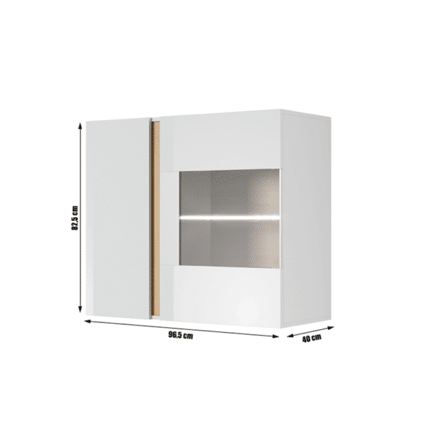 vitrina zavesna biela dub city 02