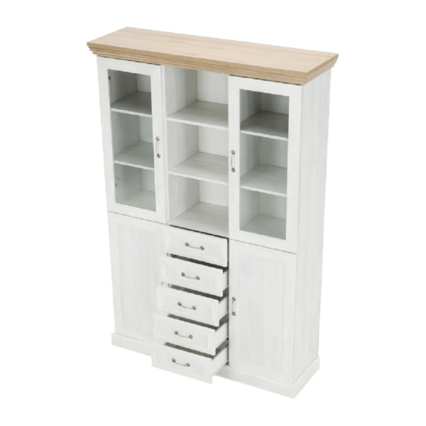 vysoka vitrina royal w2d otvorene supliky