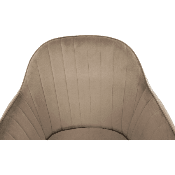 zirkon dizajnove kreslo taupe hneda 01