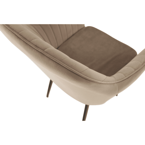 zirkon dizajnove kreslo taupe hneda 04