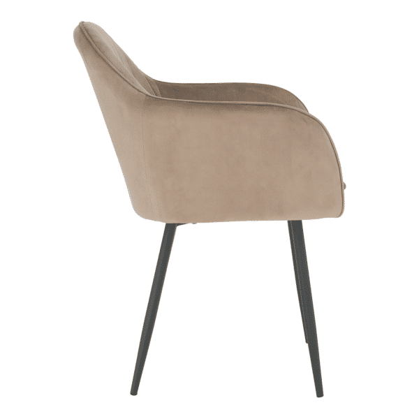 zirkon dizajnove kreslo taupe hneda 08