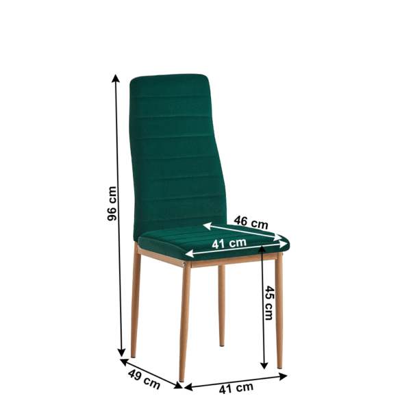 coletanova stolicka smaragdova 1x1k koty
