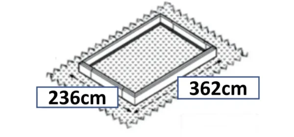 zahradny sklenik 244x370 cm strieborny 4