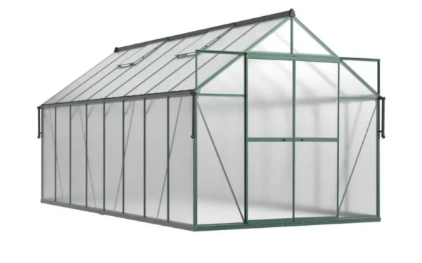 zahradny sklenik 244x490 cm tmavozeleny 7
