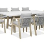 Drevené záhradné sedenie JACOB 8+1 Dining