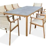 Hliníkový jedálenský záhradný set PATTAYA